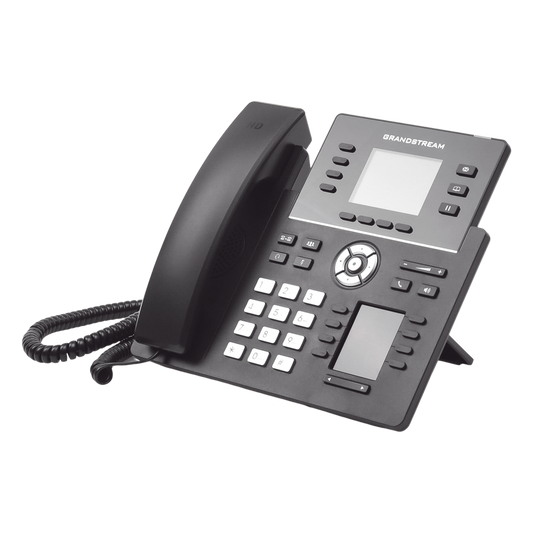Teléfono IP Wi-Fi, Grado Operador, 4 líneas SIP con 4 cuentas, pantalla a color 2.8", puertos Gigabit, Bluetooth, PoE, codec Opus, IPV4/IPV6 con gestión en la nube GDMS