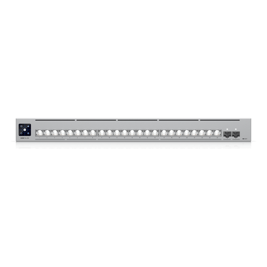 UniFi Switch USW-Pro-XG-24 / Capa 3 / 24 puertos (16 × 10 GbE, 8 × 2,5 GbE) + 2 puertos SFP28 25 G