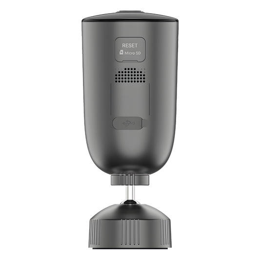 Cámara IP Inalámbrica Con Batería Recargable (Cero Cables) / 2K (3 Megapixel) / Micro SD / Detección Humana / Colores en Oscuridad / Sirena y Estrobo / 15 Mts IR / 15 Mts Luz Blanca / Exterior