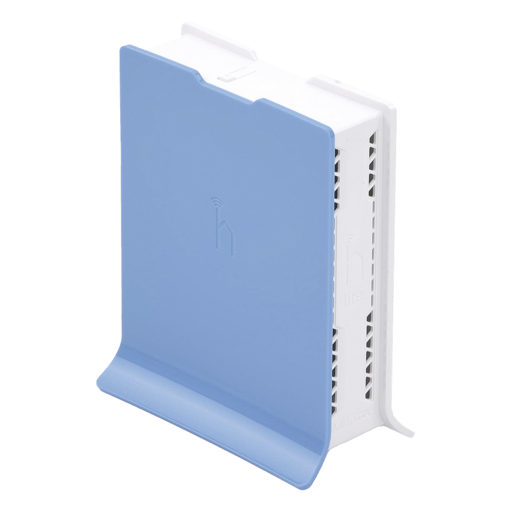 (hAP lite TC) 4 Puertos Fast Ethernet, Wi-Fi 2.4 GHz 802.11 b/g/n y base tipo Torre