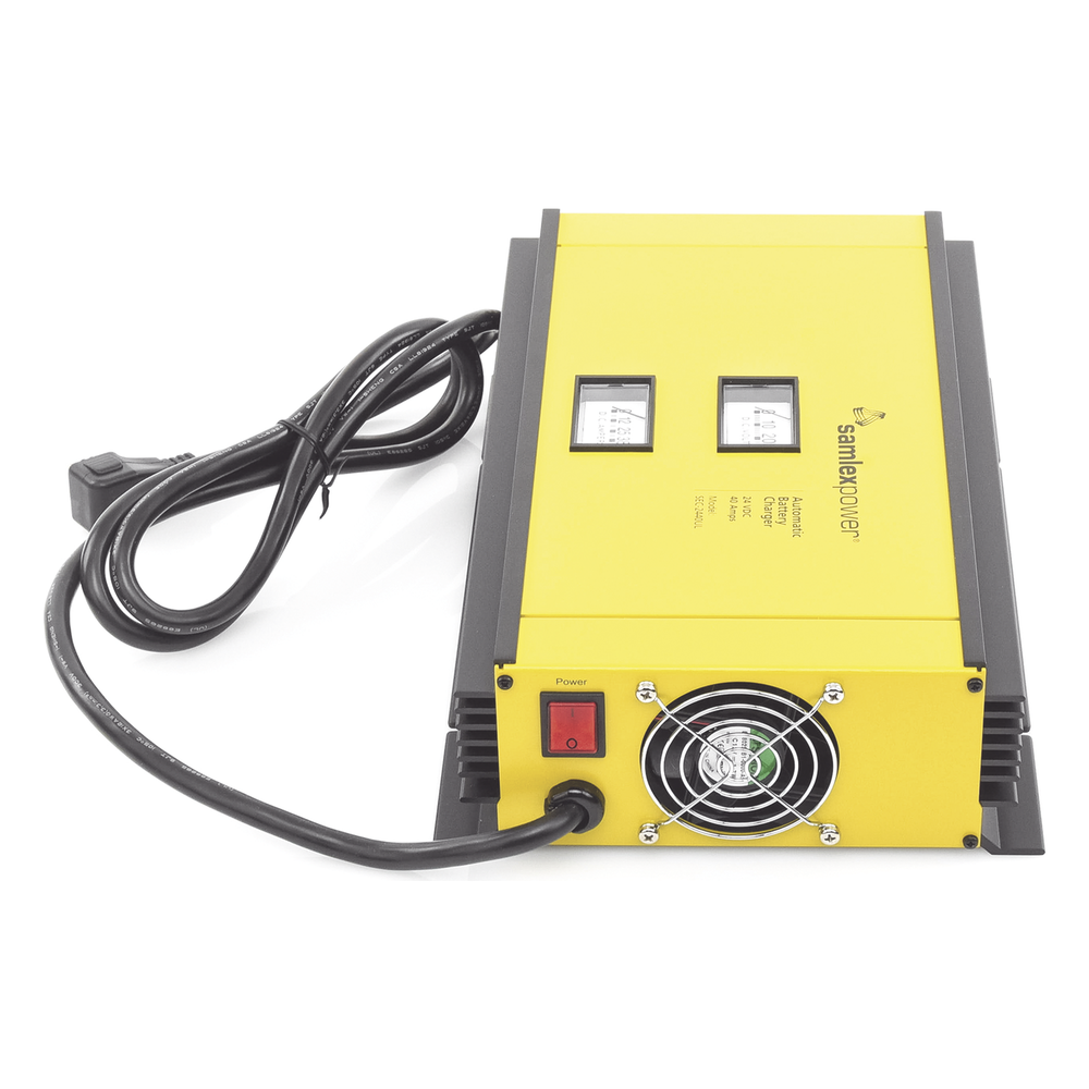 Cargador de Baterías de Plomo Ácido 24 Volts, 40 A / Bancos de 350 a 450 Ah