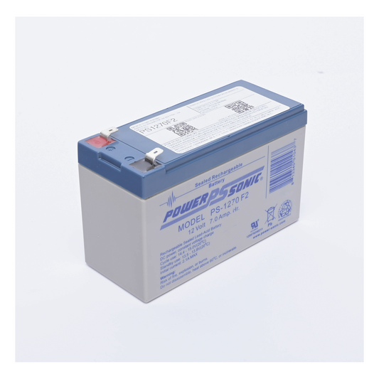 Batería 12V, 7AH, Para Respaldo, Tecnologías AGM/VRLA, 5 Años Vida Útil, Terminales F2, Reconocida UL