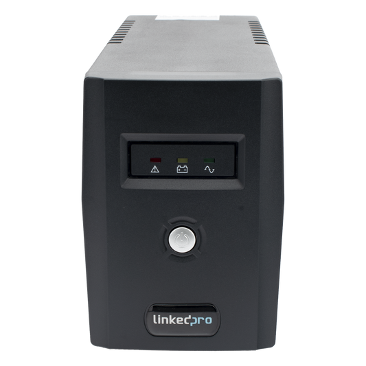 UPS 800VA/480 W Línea Interactiva 120Vca / 6 tomas 5-15R (4 Respaldadas) / Regulación de Voltaje / Protección RJ45