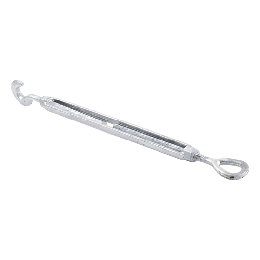 Tensor de 1/2" x 12" Acero Forjado OJO-GANCHO Galv. Inmersión en Caliente (Carga Max. 1500 lbs).