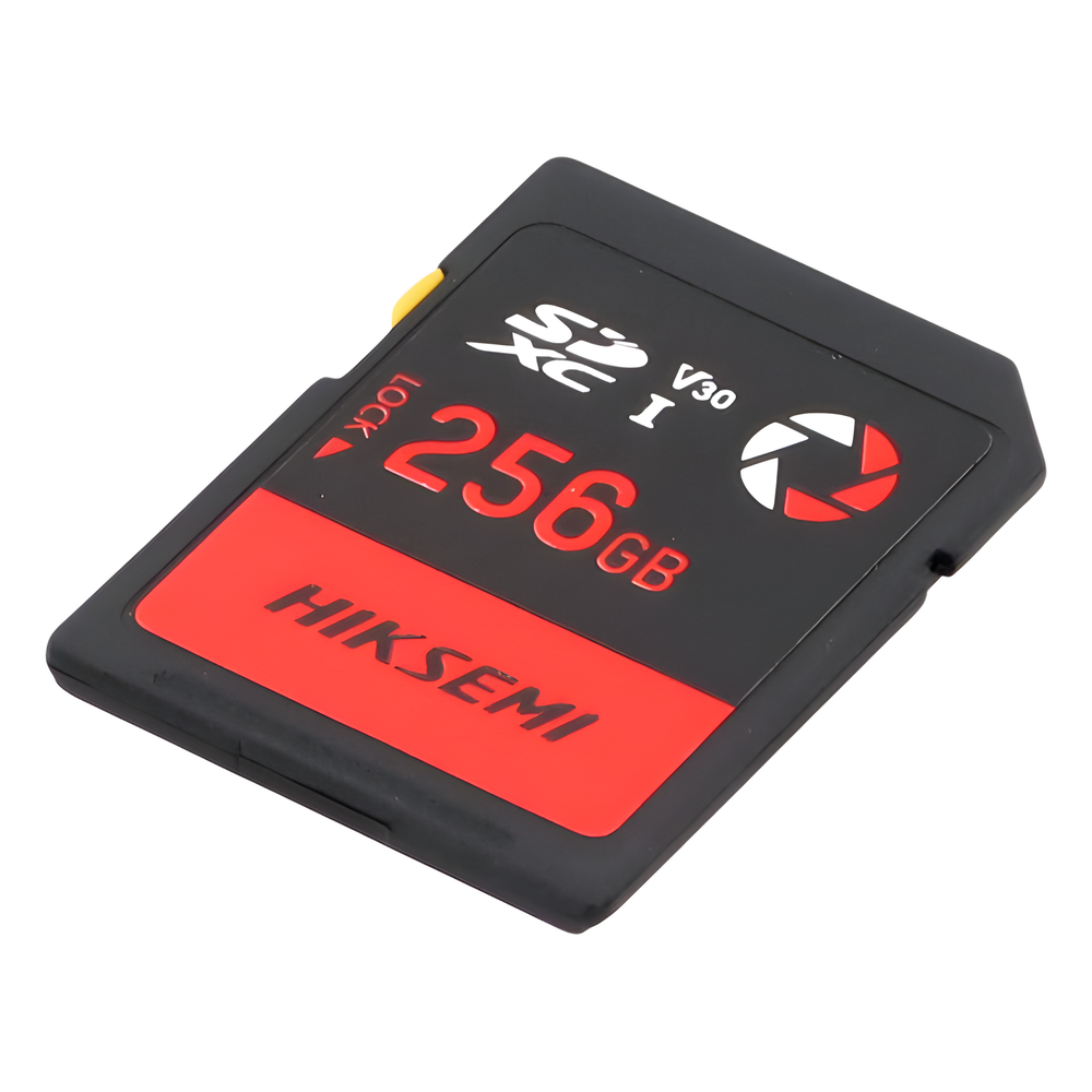 Memoria SD / 256 GB / 180 MB/s Lectura / 150 MB/s Escritura / V30 U3 / Para Drones y Cámaras de Acción / HIKSEMI CAPTURE E30