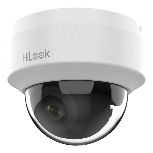 HiLook Series / Domo IP 2 Megapixel (1080p) / Lente 2.8 mm (Gran Angular) / 20 mts IR / Interior / PoE / dWDR / H.265+ / ONVIF