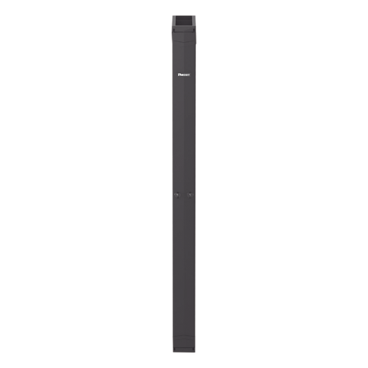 Organizador Vertical PatchRunner™, Doble (Frontal y Posterior), Para Rack Abierto de 45 Unidades, 6in de Ancho, Color Negro