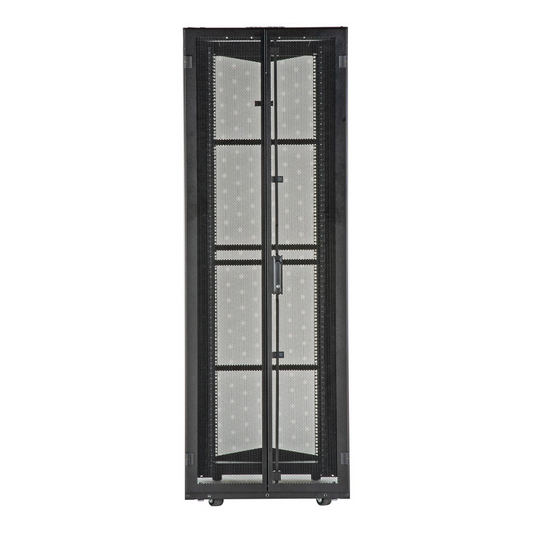 Gabinete FlexFusion para Centros de Datos, 42 UR, 700 mm de Ancho, 1200 mm de Profundidad, Fabricado en Acero, Color Negro