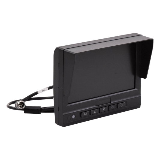 Monitor y Botones de 7" LCD / Compatible con DVR Móvil HIKVISION / Conector Tipo Aviación
