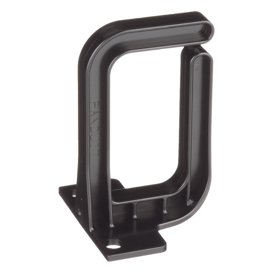 Anillo Tipo D Vertical, Para Gabinetes de Telecomunicaciones, 1 UR, Color Negro