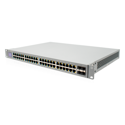 Switch Administrado 48 Puertos PoE+ / 740W PoE Budget / 16 Puertos 2.5 Gbps + 32 Puertos 1 Gbps / 4 Puertos SFP+ 10 Gbps / Bluetooth Setup / Cloud Management / VLAN Stacking / Rackmontable