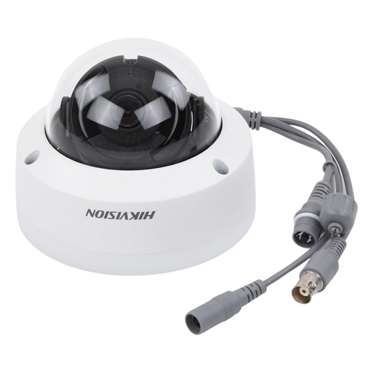 Domo TURBOHD 2 Megapixel (1080p) / Lente 2.8 mm / 30 mts IR EXIR / TVI-AHD-CVI-CVBS / IK10 / IP67 / WDR 120 dB / Ultra Baja Iluminación / Metal