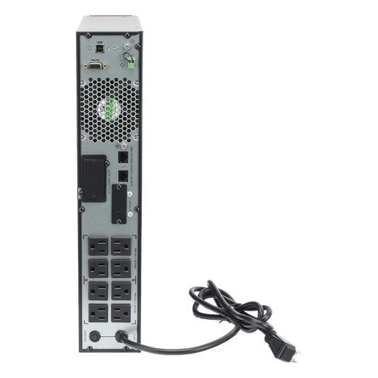UPS de 1000VA/900W / Topología On-Line Doble Conversión / Entrada y Salida de 120 Vca / Clavija de Entrada NEMA 5-20P / Pantalla LCD Configurable / Formato Rack/Torre / 8 Salidas