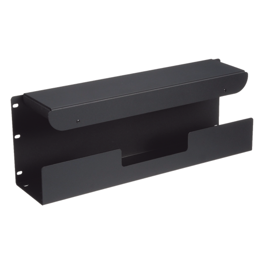 Accesorio Pasacables Para Rack Estándar de 19 in, 4 UR, Capacidad de 260 Cables Cat6, 4.5 in de Profundidad, Color Negro