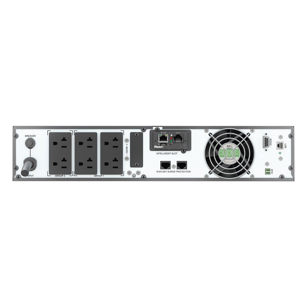 UPS SmartZone de 2000 VA/2000 W, Online Doble Conversión, Entrada 120 Vca NEMA 5-20P, Onda Senoidal Pura, 2 UR, Con 6 Tomas NEMA 5-20R, Incluye Tarjeta de Red y Kit de Rieles