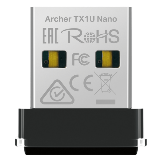 Adaptador USB Inalámbrico AX300 / Wi-Fi 6 2.4 GHz / 287 Mbps / Nano Size / OFDMA y MU-MIMO / Driver Pre-cargado / WPA2-PSK