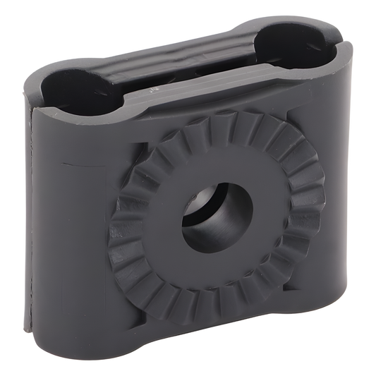 Paquete de 10 Sujetadores Plasticos Para Cable Coaxial de 3/8"