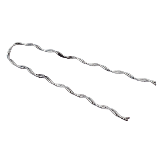 Remate Preformado para Fibra Óptica Mini Figura 8, Span 80 m, para mensajero de acero con diámetro Φ 1.6 mm - 1/16"