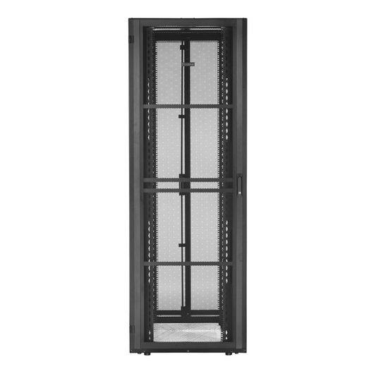 Gabinete FlexFusion™ XGL (Light) para Centros de Datos, 42 UR, 800 mm de Ancho, 1200 mm de Profundidad, Fabricado en Acero, Color Negro