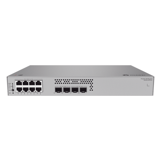 Switch de Acceso eKit Administrable / Capa 2 / 8 Puertos PoE+ Gigabit + 2 SFP + 2 SFP+ / PoE Perpetuo / Presupuesto PoE 128 W / Sin licenciamiento