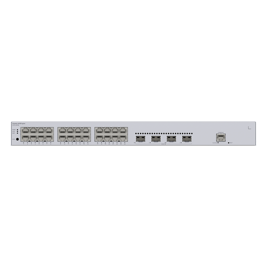 Switch de Distribución/Core Gigabit Administrable Capa 3 / 24 puertos 10/100/1000 Mbps / 4 Puertos 10GE SFP+ Uplink / ERPS / Rutas Estáticas / iStack / Administración Nube Gratis