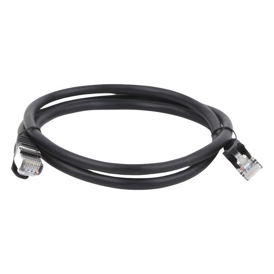 Cable de Parcheo FTP Cat6 - 1.0 Metro (3.28 Pies) - Negro