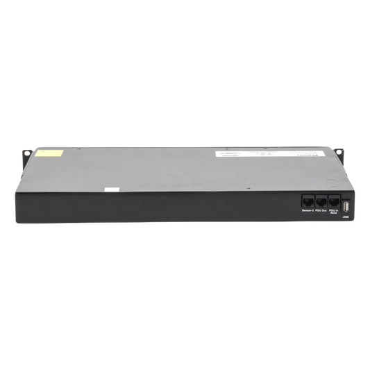 PDU Switchable y Monitoreable por Toma (MS) para Distribución de Energía, Enchufe de Entrada NEMA 5-15P, Con 8 Salidas 5-20R, Horizontal 19in, 120 Vca, 15 Amp, 1UR
