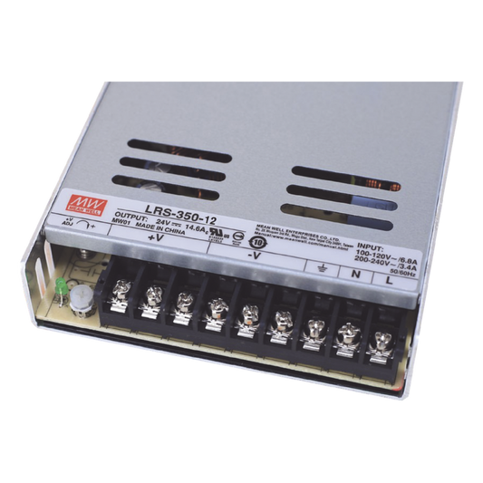 Fuente de Poder Industrial Conmutada 350W de Potencia, 12Vcc, 29A