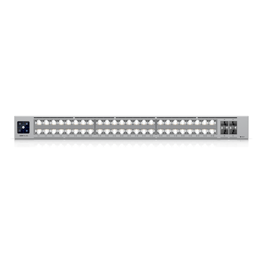 UniFi Switch USW-Pro-XG-48 / Capa 3 / 48 puertos (32 × 10 GbE, 16 × 2,5 GbE) + 4 puertos SFP28 25 G