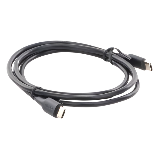 Cable USB-C a USB-C | 1 Metro | Carga Rápida de hasta 60W | Transferencia de datos de 480 Mbps | PD3.0 | QC 4.0/3.0/2.0 | FPC | AFC | Duradero y Flexible| Caja ABS | Cubierta de TPE | Color Negro.