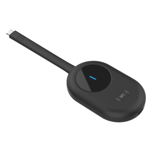 Dongle (Adaptador) de Proyección Inalambrica Para Pantallas Interactivas HIKVISION Serie DS-D5CxxRB/B / Compatible con Windows y Mac / Conector Tipo C (Incluye Adaptador USB-A - USB-C)