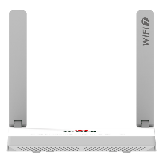 ONU GPON/EPON con Wi-Fi 7 / 1 Puerto 2.5 Gigabits/ 3 Puertos Gigabit / Puerto PON SC/UPC, Hasta 3600 Mbps