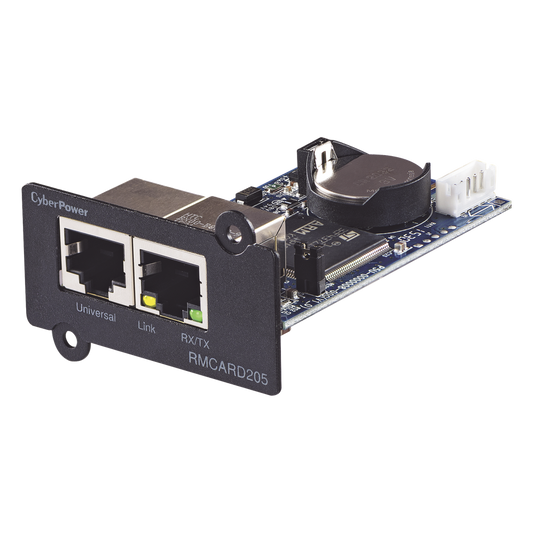 Tarjeta de Administración Remota para UPS CyberPower Modelos PR, OL y OR hasta 5 kVA y PDUs con Tarjeta de Expansión