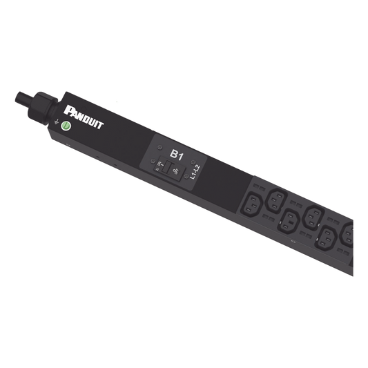 PDU Básico para Distribución de Energía, Enchufe de Entrada NEMA L6-30P, Con 20 Salidas C13 y 4 C19, de Instalación Vertical, 208 Vca, 30 Amp