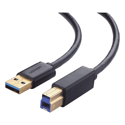 Cable USB-A 3.0 macho a USB-B macho / Ideal para Impresora, Escáner, Pianos, Barras de sonido, etc. / Plug & Play / Compatibilidad Universal / 2 metros