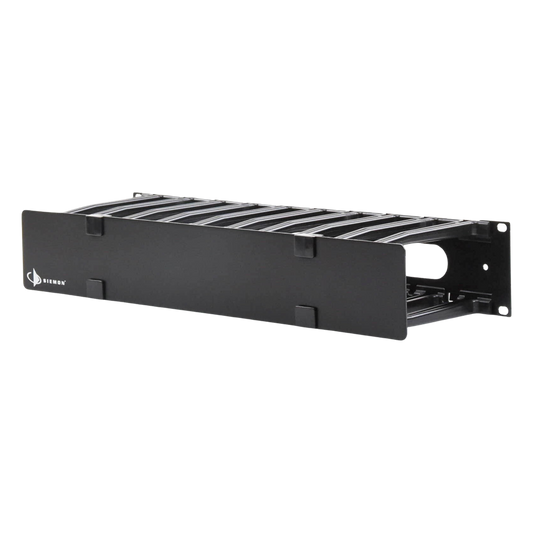 Organizador de Cable Horizontal RouteIT, Sencillo, Para Rack de 19in, 6in de profundidad, 2UR