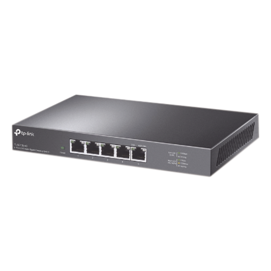 Switch Gigabit no administrable de 5 puertos 100 Mbps/ 1 Gbps/ 2.5 Gbps ideal para WiFi 6