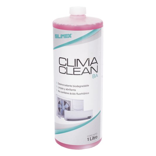 CLIMA CLEAN BA Limpiador Espumoso, Biodegradable y a Base de Agua que Garantiza una Limpieza Profunda y Profesional en Serpentines de Minisplits, Mejorando su Eficiencia y Prolongando su Vida Útil