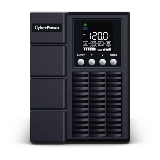 UPS de 1000 VA/900 W, Online Doble Conversión, Entrada 120 Vca NEMA 5-15P, Onda Senoidal Pura, Tipo Torre, Con 4 Tomas NEMA 5-15R