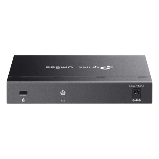 Switch Omada 6 Puertos Gigabit / 4 Puertos PoE+ 65W / Gestión Cloud SDN / Sin Ventiladores / QoS / VLAN / IGMP Snooping / 250 m PoE
