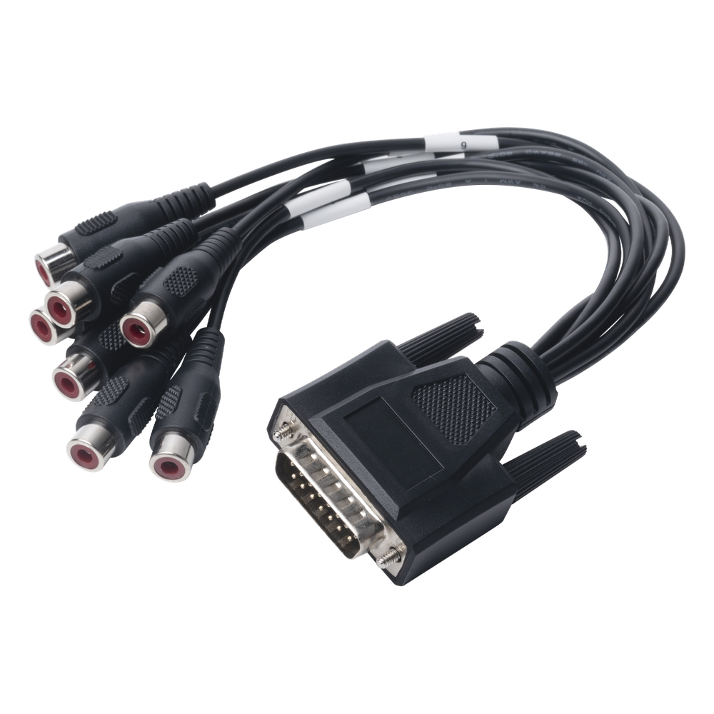 Adaptador de 7 entradas de Audio para DVR´s epcom y HIKVISION