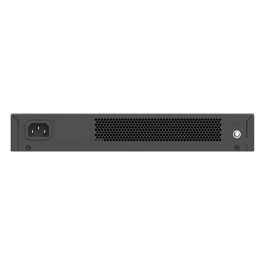 Switch no administrable, con 24 puertos Gigabit, Visible en la Topología