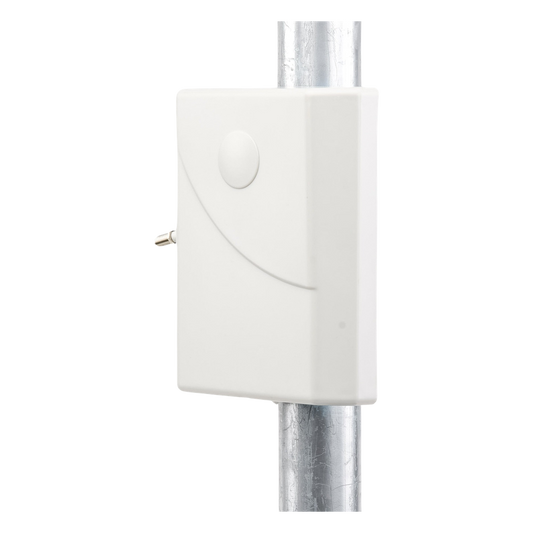 Antena Tipo Panel de Montaje en Pared, Multibanda 700-960 MHZ/ 1710-2170 MHz, 75 Ohm, conector F hembra.