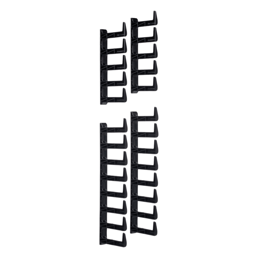 Kit de Dedos Para Administración de Cables en Gabinetes FlexFusion™, de 42 o 45 UR, Dedos de 100 mm de Longitud, Color Negro