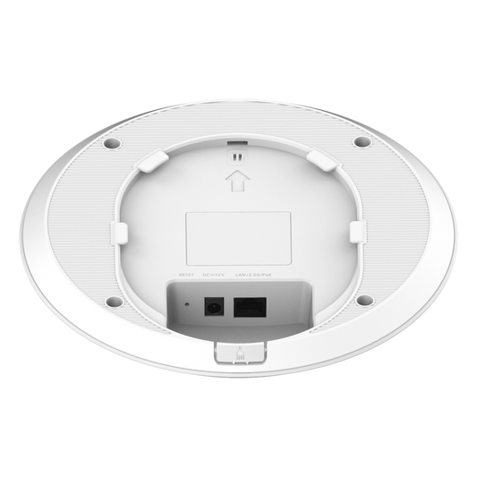 Punto de acceso Wi-Fi 7 para interior en techo hasta 3.57 Gbps doble banda 802.11be MU-MIMO 2x2