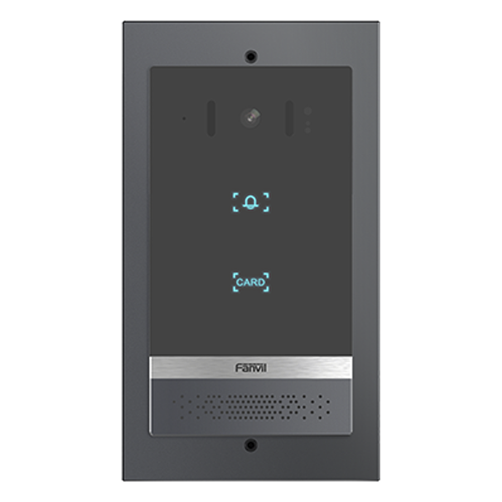 Videoportero SIP i61, 2 relevadores con botón para llamada, anti-vandálico, IP66 y IK07, PoE, Botón touch