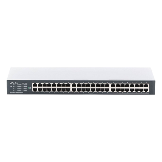 Switch no administrable de 48 puertos 10/100 Mbps para montaje en rack