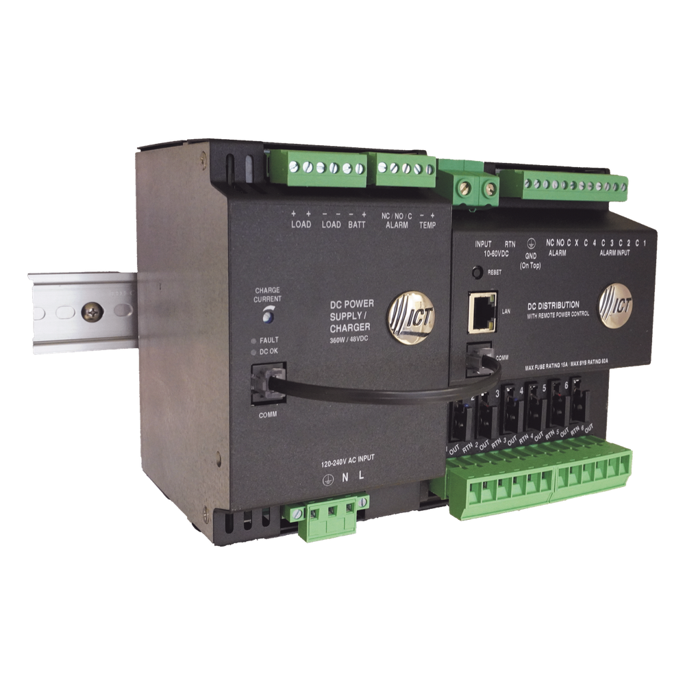 Fuente de Poder Industrial de 480W, salida 24 Vcc, para montaje en riel Din