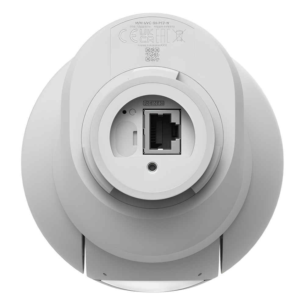 Cámara UniFi Protect PTZ AI Industrial Color Blanco, 4K (8MPX), Zoom Óptico 22x, Visión Nocturna IR 100 m, Reconocimiento Facial y Placas, Protección IP66, Movimiento 360°, PoE++