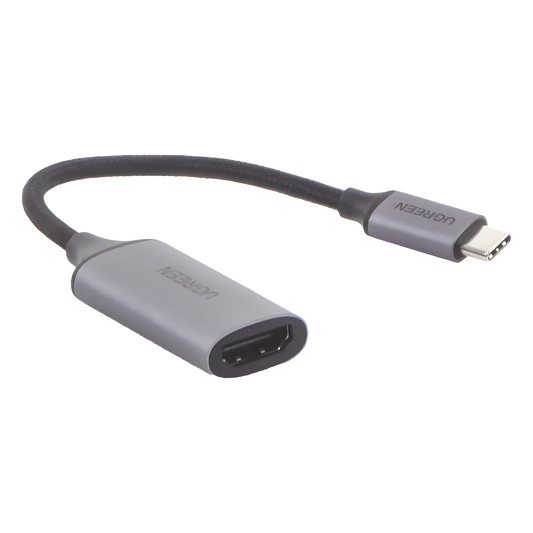Cable Adaptador USB C a HDMI 4K@60Hz / Convertidor Thunderbolt 3 / Caja de Aluminio / HDMI V2.0 / 3D / Longitud del Cable 10 cm (3.94 Pulgadas)